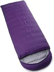 CJLWSLCO Purple Down Sleeping Bag Ultralight Outdoor Mountaineering Camping Stitching Adult Sleeping Bag White Goose Down Four Seasons Universal Outdoor sleeping sack Warm sleeping bag Wilderness camp