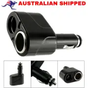 12V 2 Way Car Cigarette Lighter Power Socket Charger Adapter Dual USB Port Twin