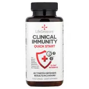 LifeSeasons, Clinical Immunity, Quick-Start, 60 Veg Capsules