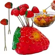 Charcuterie Forks - Heart Fruit Picks Salad Forks | Reusable Stainless Steel Picks, Kitchen Utensils Set for Salad Dessert Appetizer Cocktail Snack