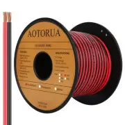 AOTORUA 100FT 16/2 Gauge Red Black Cable Hookup Electrical Wire, 16AWG 2 Cond...