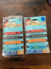 Jake and the Neverland Pirates- Bracelets 8 ct NEW