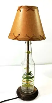 Land Shark Beer Bottle Margaritaville TABLE LAMP Light w Candelabra Bulb & Shade