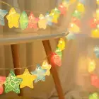 LED String Lights Battery Crack Star Fairy Lamps Kids Bedroom Festival Decor