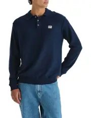 [Lee] Baseball Knit Sweater in Navy