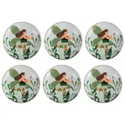 6x LVD Ceramic Dish Ornament Fairy Decorative Plate/Trinket Display Home Decor
