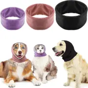 Dog Grooming Earmuffs Anxiety Reducing Earmuffs Anti-noise Pet Scarf Up Earmuffs purple M