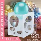 11Holes Collapsible Plastic Balloon Sizer Box Cube Balloon Size Measurement Tool