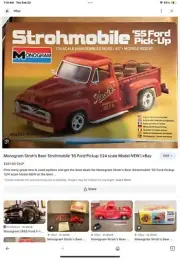 1/64 HO SCALE Decal- STROH'S BEER FORD PICKUP**