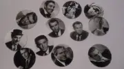 Pre Cut One Inch Bottle Cap Image OLD HOLLYWOOD ACTORS Free Shipping