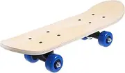 Kisangel Children's Hand Drawn Skateboard Longboards Blanks Kid Skateboard Decks Blank Skateboard Shapes Blank Fingerboards Decks Wood Skateboard Deck Wall Art Plain Skateboard Beige Wooden