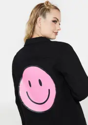 Care To Smile Denim Jacket