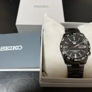 SEIKO SEIKO5 SNKE03K1 Black Automatic Wristwatch Men's Analog