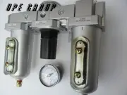 1/2" COMBO AIR LINE PARTICULATE FILTER MOISTURE TRAP LUBRICATOR REGULATOR