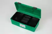 Fischer Plastics Green Utility/ Tool Box Medium with one tray 1H-137G