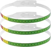 QUMIIRITY 3Pcs Flexible Measuring Tape Durable Material Handy and Portable for Accurate Arm and Head Circumference Measurement for Boys