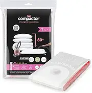 Compactor Aspispace XL Vacuum Compression Bag, 80X130 cm, Transparent, Reusable and Durable Storage Solution