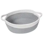 Goodpick Small Woven Basket Storage Basket with Handles Empty Baskets for Gift