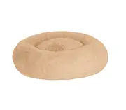 Sash Calming Dog Bed Beige (S/M 80cm)