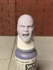 Kingpin Wilson Fisk Daredevil Head Sculpt for Action Figures 1/12 Unpainted