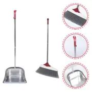 Stainless Steel Broom Dustpan Combination Office for Home with and Set