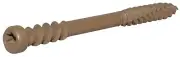 Deck Plus 48454 Composite Deck Screws No. 10 S X 3" L Star Flat Head 1 lb Tan