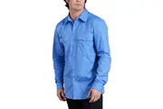 King Gee Mens Workcool 2 Lightweight Ripstop Work Shirt K14820 - Sky Blue
