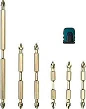 Makita B-44987 Impact GOLD Double-Ended Power Bits with Mag Boost, 7 Piece