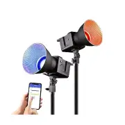Sutefoto 100(W) RGB Video Light 2800K-10000K 360° Full Color Continuous Lig