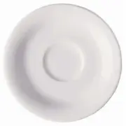 G.E.T. PA1101800324 Corona Actualite Bright White Porcelain 6.25" dia. Saucer