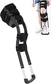Hands-Free Crutches Non-Slip Assistive Device Walking Pain Free Knee Crutch Alternative To Crutches And Knee Scooters Mobility Support For Disability Elderly Injury Ankle Fracture