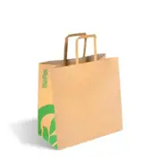 Biopak Bags Paper Small With Flat Handle Recycled (fsc) 250 Pack x 1