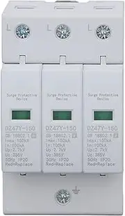 EVTSCAN House Protective Device 150KA Fireproof PC Voltage Arrester Device for Distribution Box 385V (3p)
