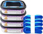 28 feet Cat Litter Refill Bags with 7-layer material effectively prevents odors Compatible with Litter Cat Genie Standard, Plus and XL Pail Refills, Can Use Up to 4 Months by 1 Bags