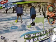 Snow / Beach Golf Set Glow In the Dark Jumbo New Putter Wedge Flags Balls Holes.
