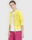 Womens Leather Jacket Yellow Biker Motorcycle Real Lambskin Size S M L XL XXL-18