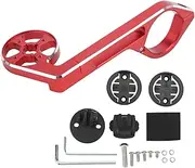 Bike Computer Mount for Bryton Cateye Aluminum Alloy Extension Bracket with Adapter Lightweight Red Cycling Accessories