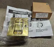 Polished Brass POCKET DOOR PULL PASSAGE SLIDING DOORS PDL-100-619 Don-Jo