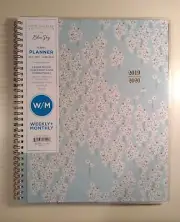 Blue Sky Tabbed Weekly/Monthly Planner July 2019 June 2020 Snow & Graham NEW