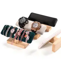 在飛比找ETMall東森購物網優惠-實木手鏈展示架手表收納手鐲架手串擺放架子珠寶展示道具首飾架