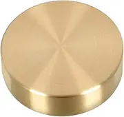 Solid Brass Round Paperweight Calligraphy Weight for Chinese Painting Office Letterweight Elegant Brass Desktop Decor