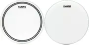 Evans EC2S Clear Drumhead - 14 inch + Evans B14RES7 Value Bundle