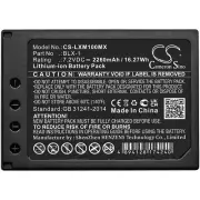 2260mAh 16.27Wh Battery For Olympus OM SYSTEM OM-1,OM-1 Mirrorless,P/N:BLX-1