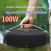 Portable 100W Wireless Bluetooth Speaker - RGB Lights, Subwoofer