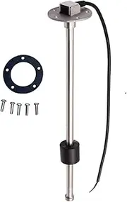 AODITECK 240-33 ohms 8"(200mm) Boat Fuel Tank Sending Unit Fuel Sending Unit Marine Truck Car Fuel Water Level Sensor Marine Gas Water Tank Sensor Fuel Gauge Sending Unit Truck Gas Water Tank Sender
