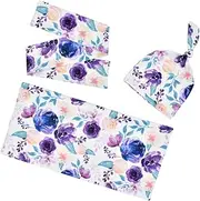 MOLUCKFU 1 Set 3pcs Newborn Twin Pram Headbands for Hair Bands Charms for Showers Making