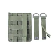 Hook& Loop Panel MOLLE Patch Cloth for Tactical Vest Pouch Bag Converter Adapter