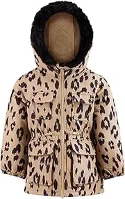 [Carter's] Girls Heavyweight Jacket, Warm, Hooded, Water-Resistant Winter Coat