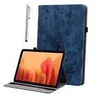 Case for 11 Inch 2023, Multi-Angle Flip PU Samsung Galaxy Tab A9+/A9 Plus Blue