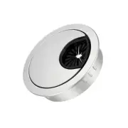Cable Cord Grommet 50mm/1.97", Round Cable Hole Cover,Silver